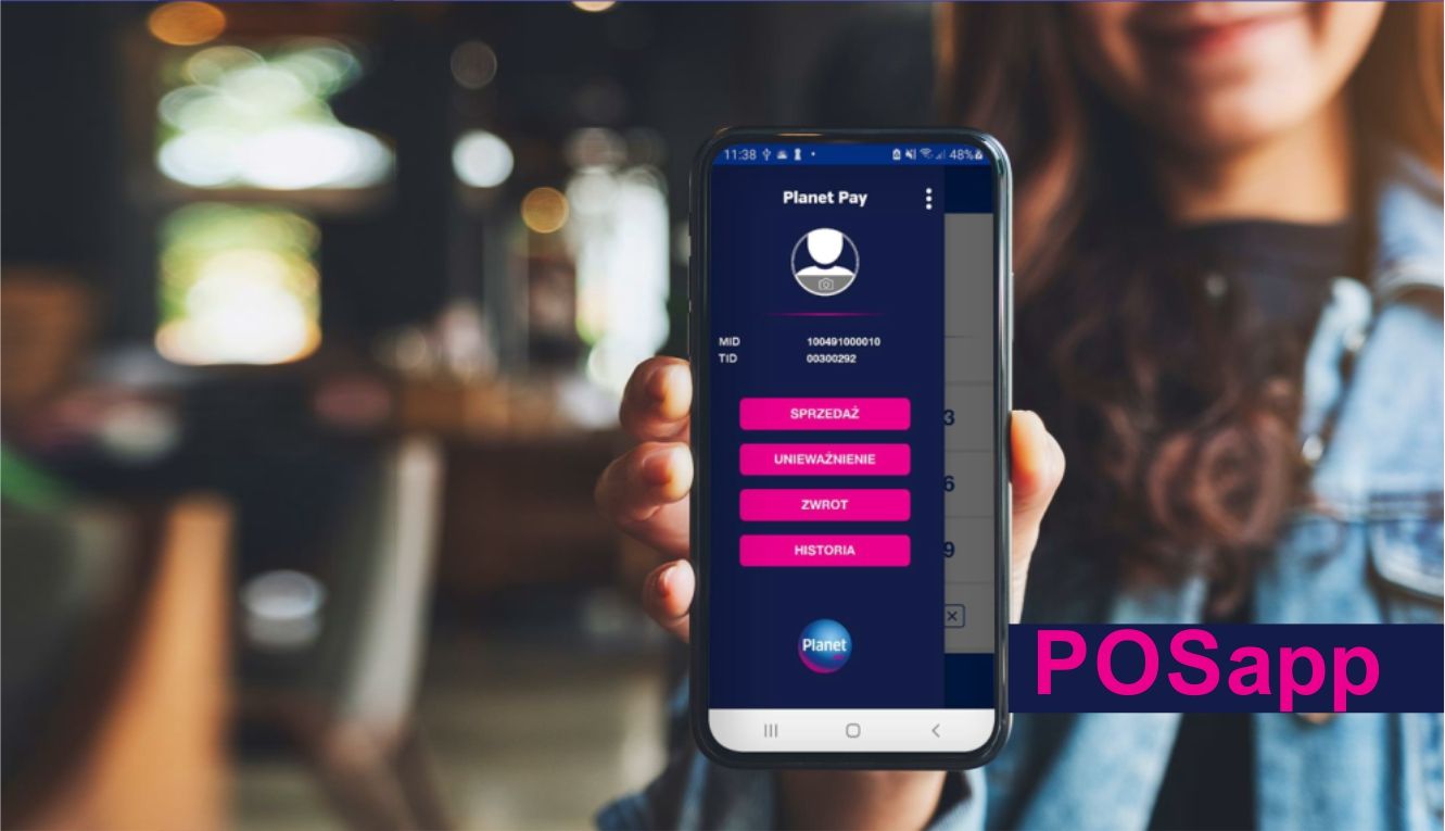 Aplikacja płatnicza Planet Pay POSapp